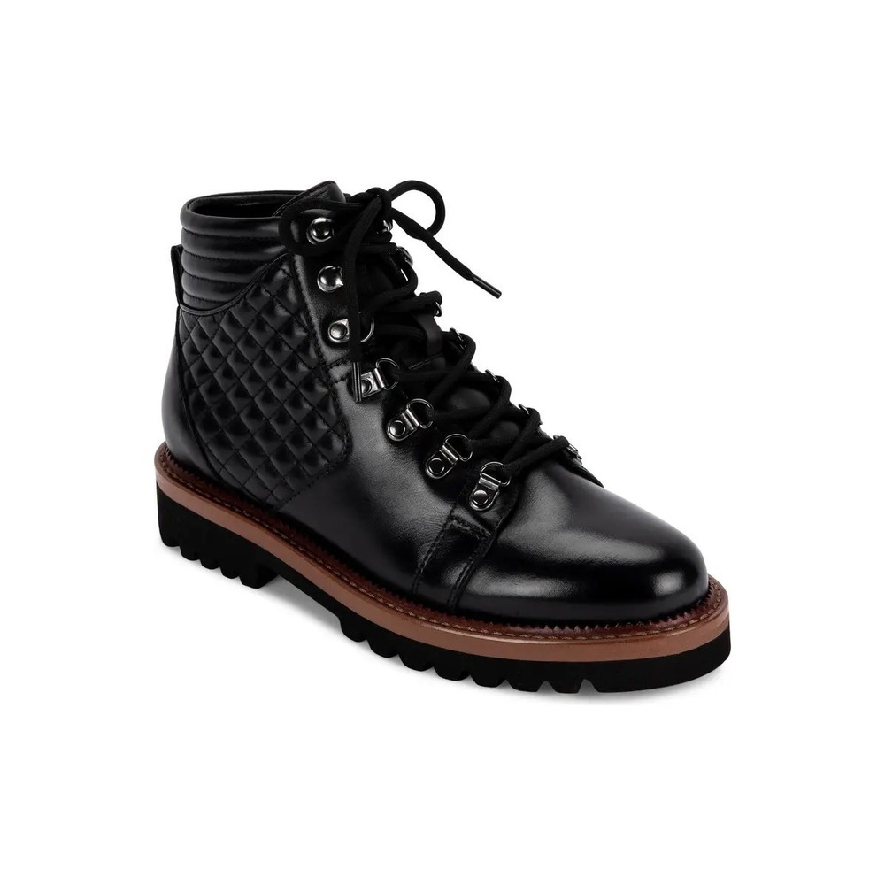 NWB Blondo Helen Waterproof Leather Hiker Boot in Black Size 8.5